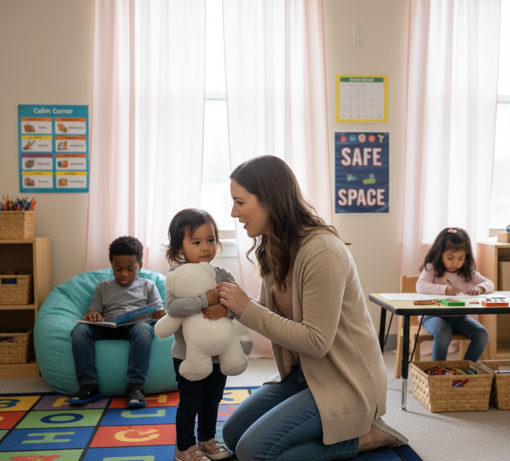 Teachers and students engaged in classroom discussion